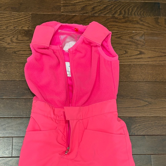 Spyder Girls Snow Bib Size 4 Pink Insulated Ski Pants Small to Tall - Picture 6 of 16